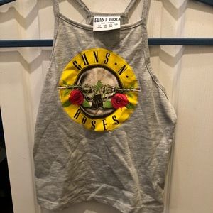 Guns N Roses Crop Top